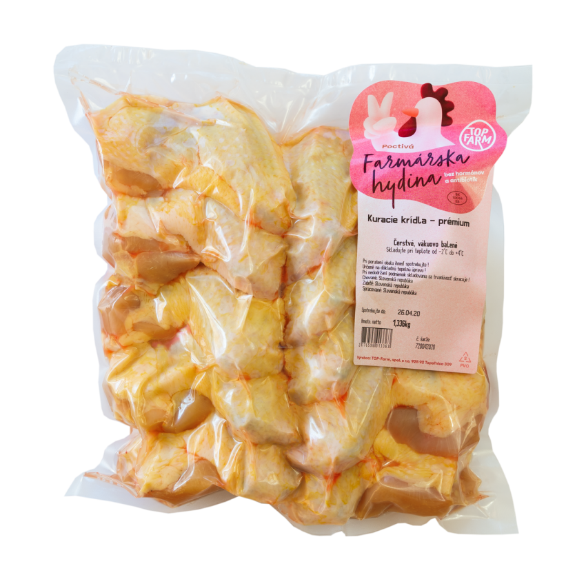 TOP-FARM Kuracie krídla kukuričné SK chlad. váž. cca 1 kg