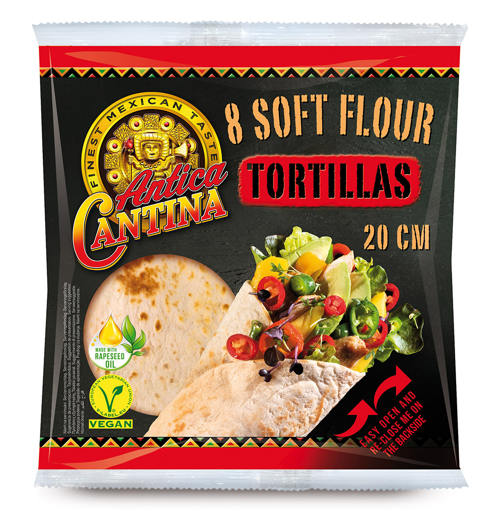 ANTICA CANTINA Soft Flour Tortillas 8 ks 320 g