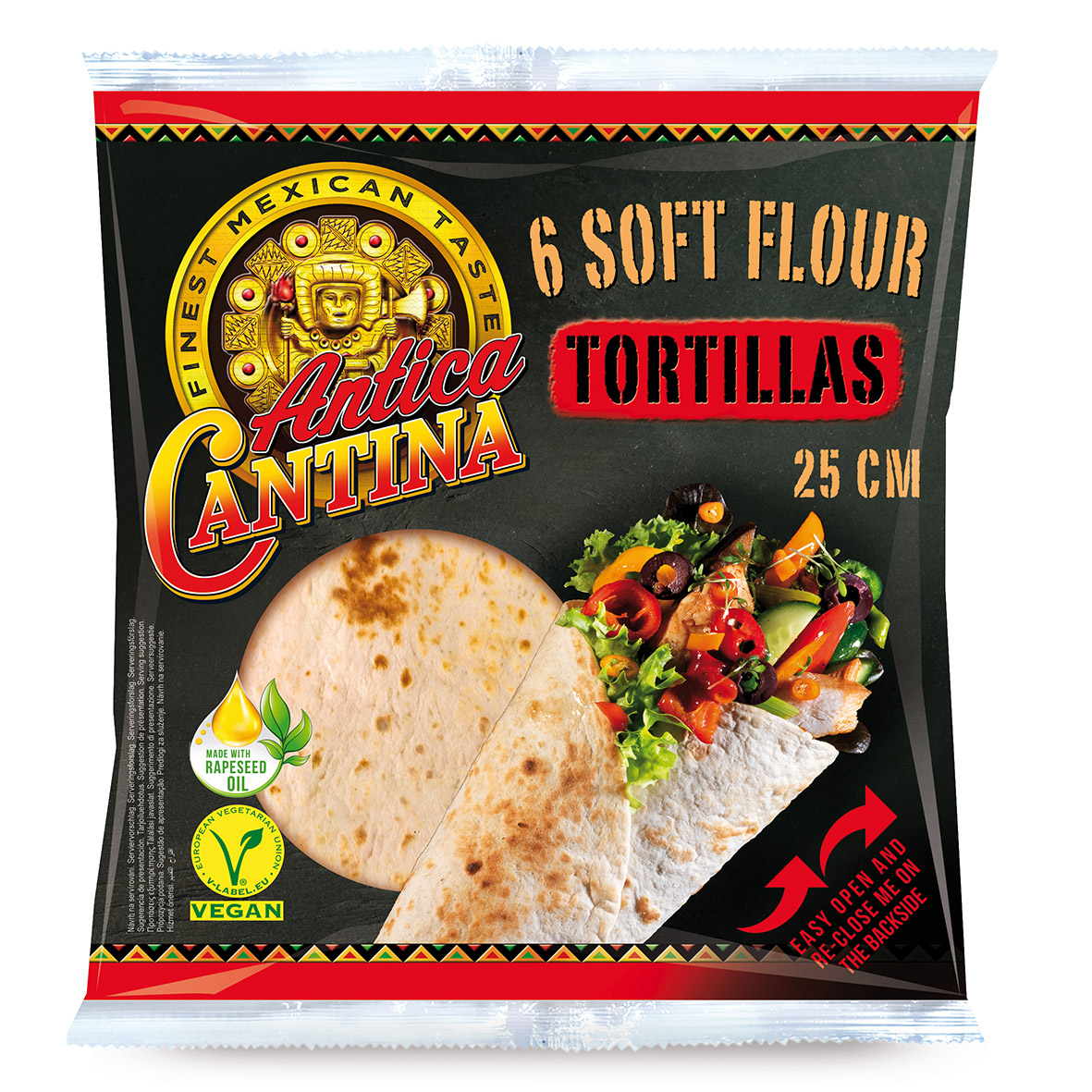 ANTICA CANTINA Soft Flour Tortillas 6 ks 370 g