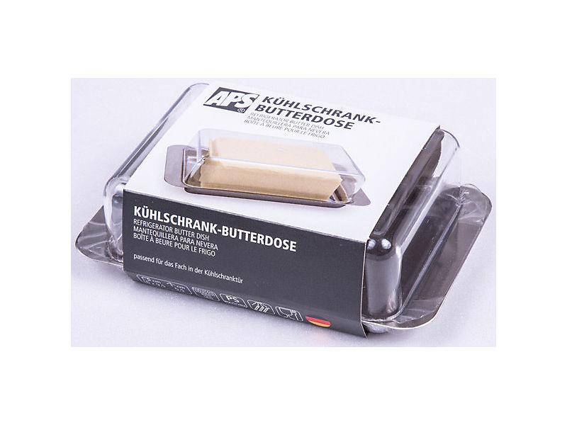 APS Dóza na maslo 15 x 9 cm plast / nerez 1 ks