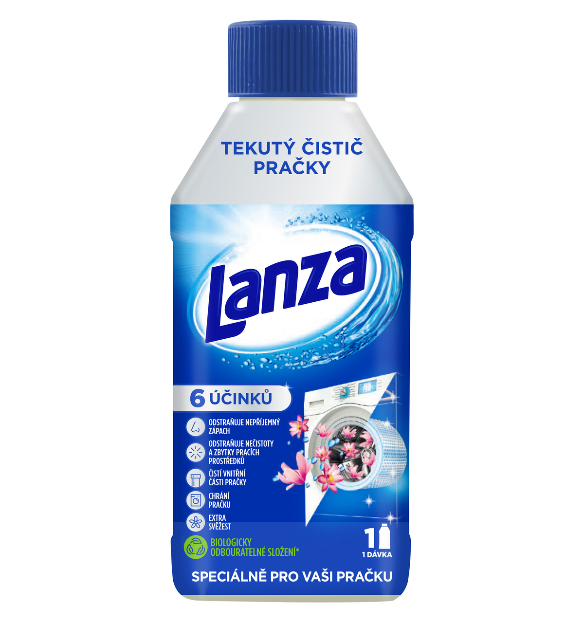 Lanza Tekutý čistič práčky (1 pranie) 250 ml