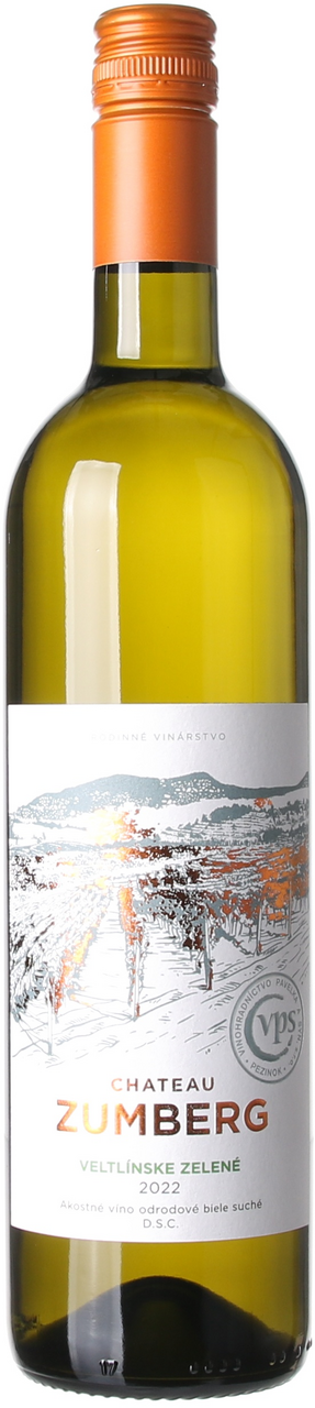 Pavelka Chateau Zumberg Veltlínske zelené 750 ml