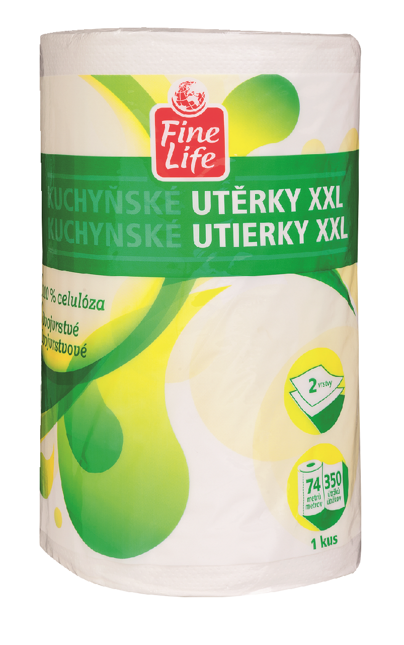 Fine Life Kuchynské utierky XXL 74m 1 ks