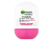 Garnier Mineral Invisible black white colors antiperspirant roll-on dámsky 1x50 ml