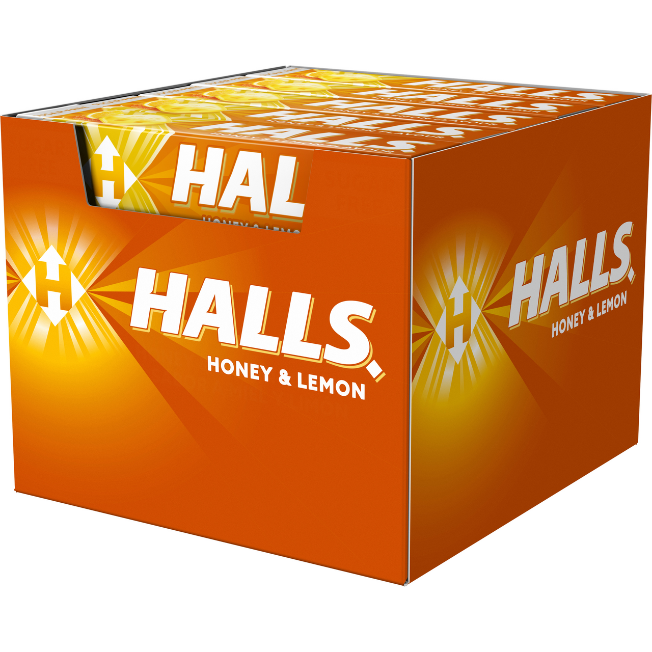 Halls cukríky med+citrón 20 x 33,5 g
