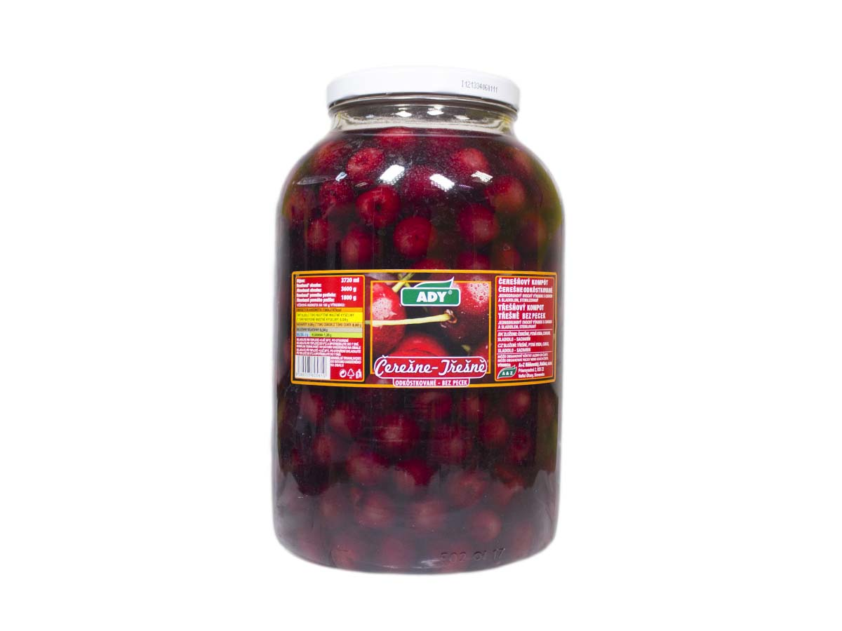 ADY Čerešňový kompót odkôstkovaný 3600 g