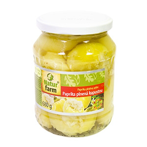 Natur farm paprika plnená kapustou 680 g