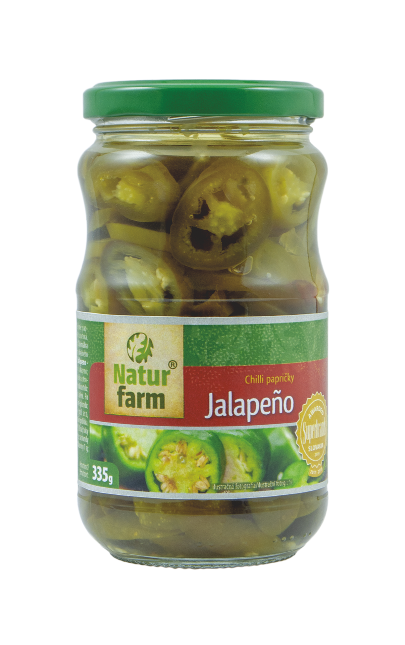 Natur farm Jalapeňo papričky 335 g