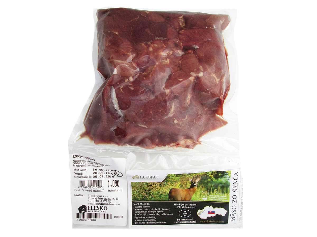 Elesko Srnčí guláš mraz. váž.