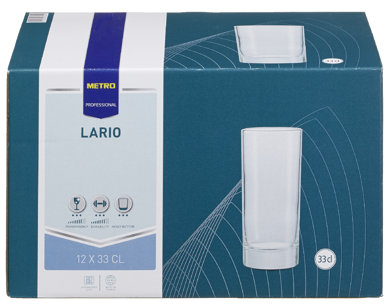 METRO PROFESSIONAL Pohár Long drink Lario 330 ml 12 ks