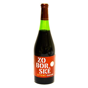 VÍNO NITRA Zoborské sýtené červené 750 ml