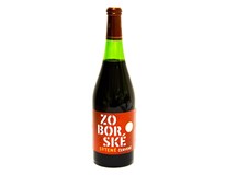 Víno Nitra Zoborské sýtené červené 1x750 ml