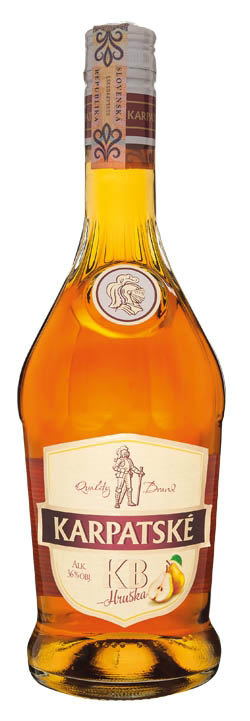 KARPATSKÉ BRANDY s hruškou 36% 700 ml