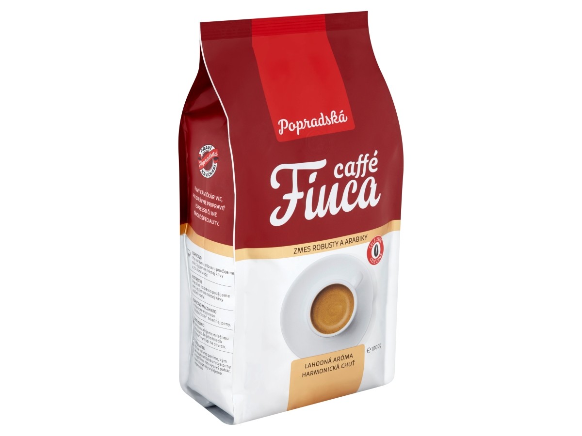 Popradská Finca Caffé Espresso de Luxe káva zrnková 1 kg