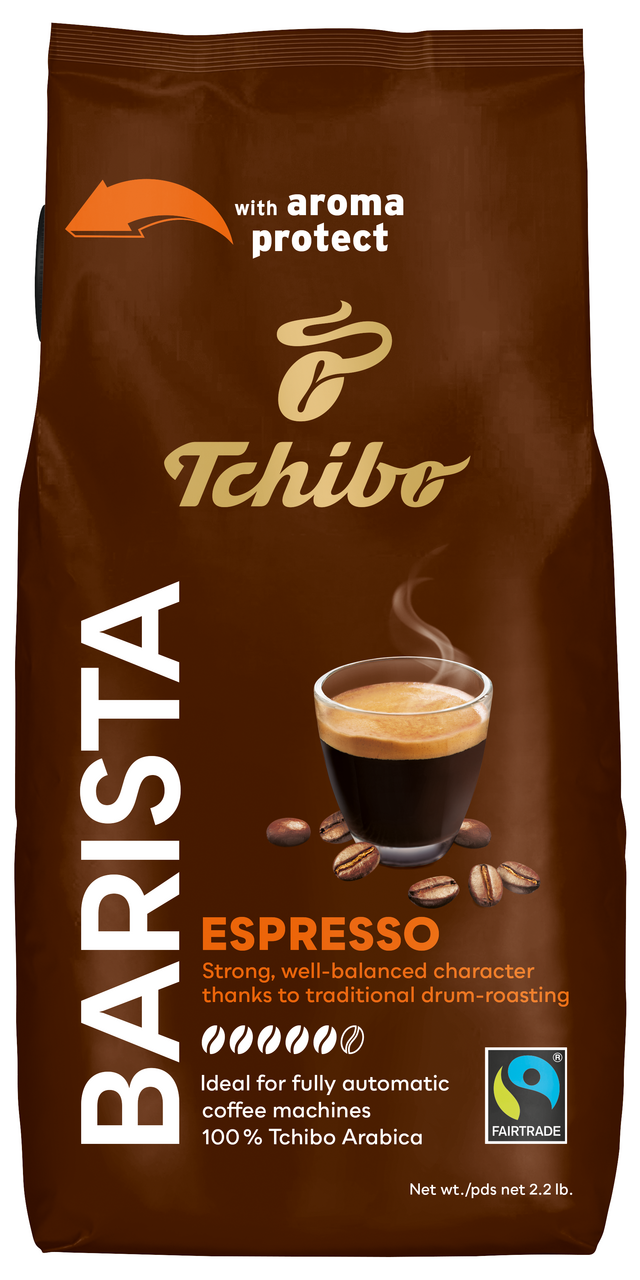 Tchibo Barista Espresso káva zrnková 1000 g
