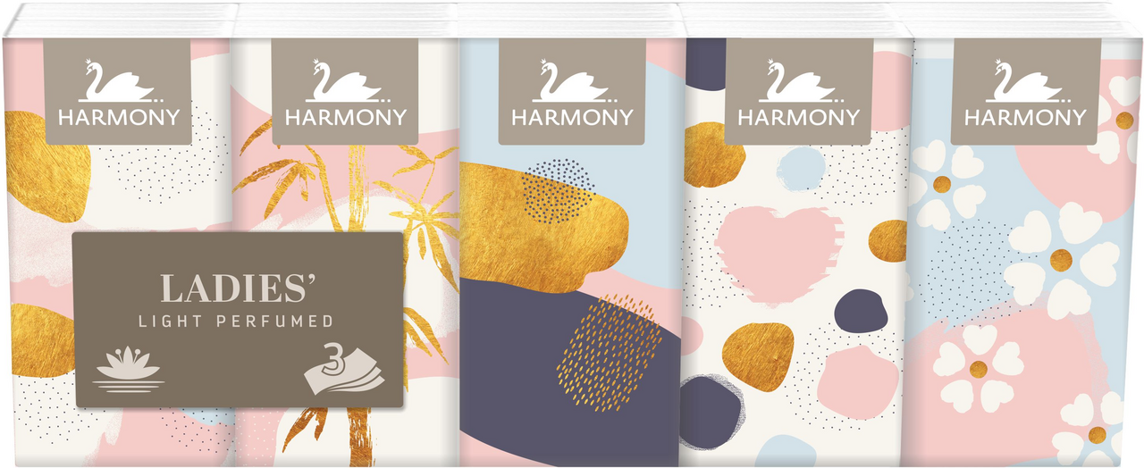 HARMONY Papierové vreckovky ladies 10 x 10 ks