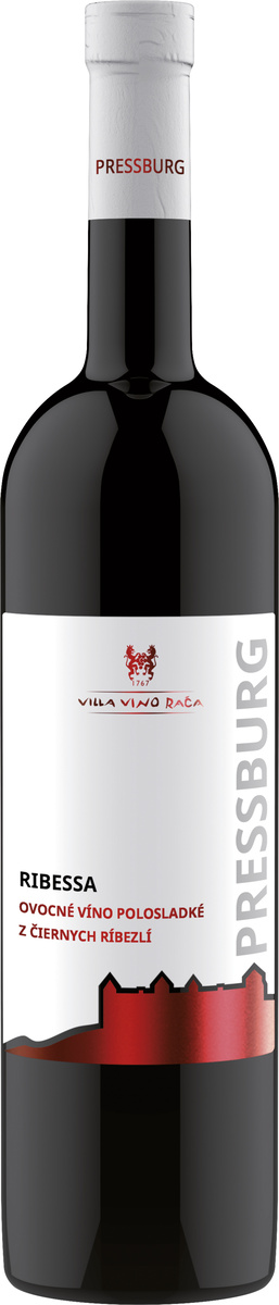 VILLA VÍNO RAČA Pressburg Ribessa ríbezľové víno 750 ml