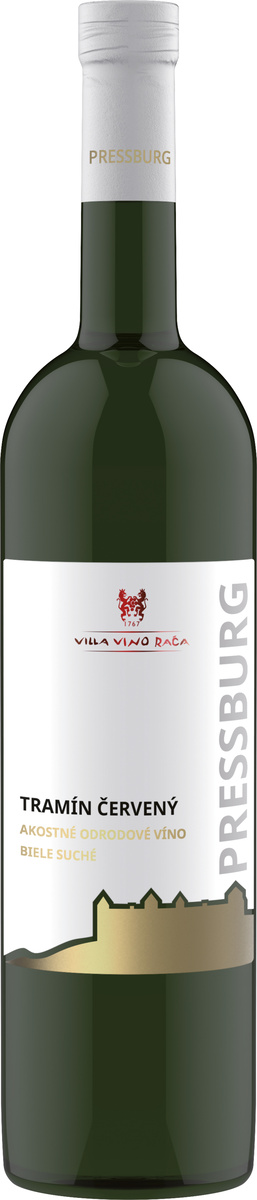 VILLA VÍNO RAČA Pressburg Tramín červený 750 ml