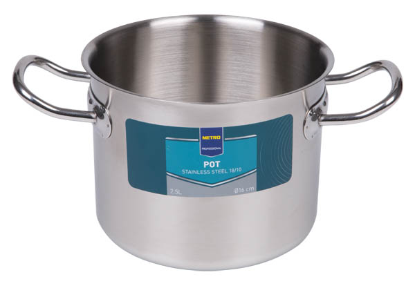 METRO PROFESSIONAL Hrniec 2,5 l 16 cm nerez 1 ks
