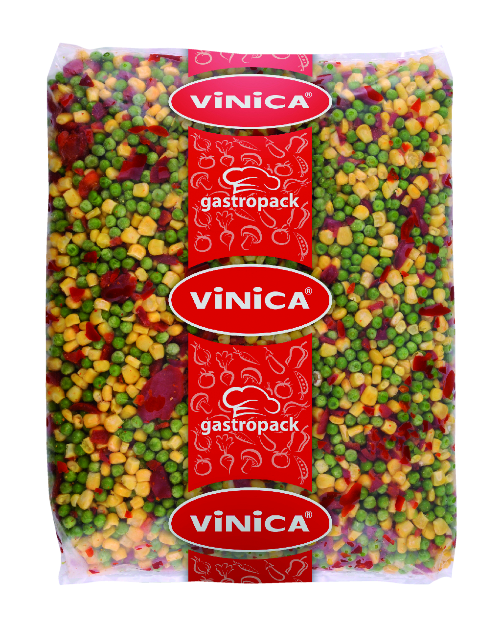 VINICA Maďarská zeleninová zmes mraz. 2,5 kg