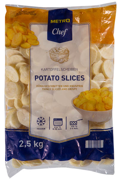METRO Chef Zemiakové plátky mraz. 2,5 kg