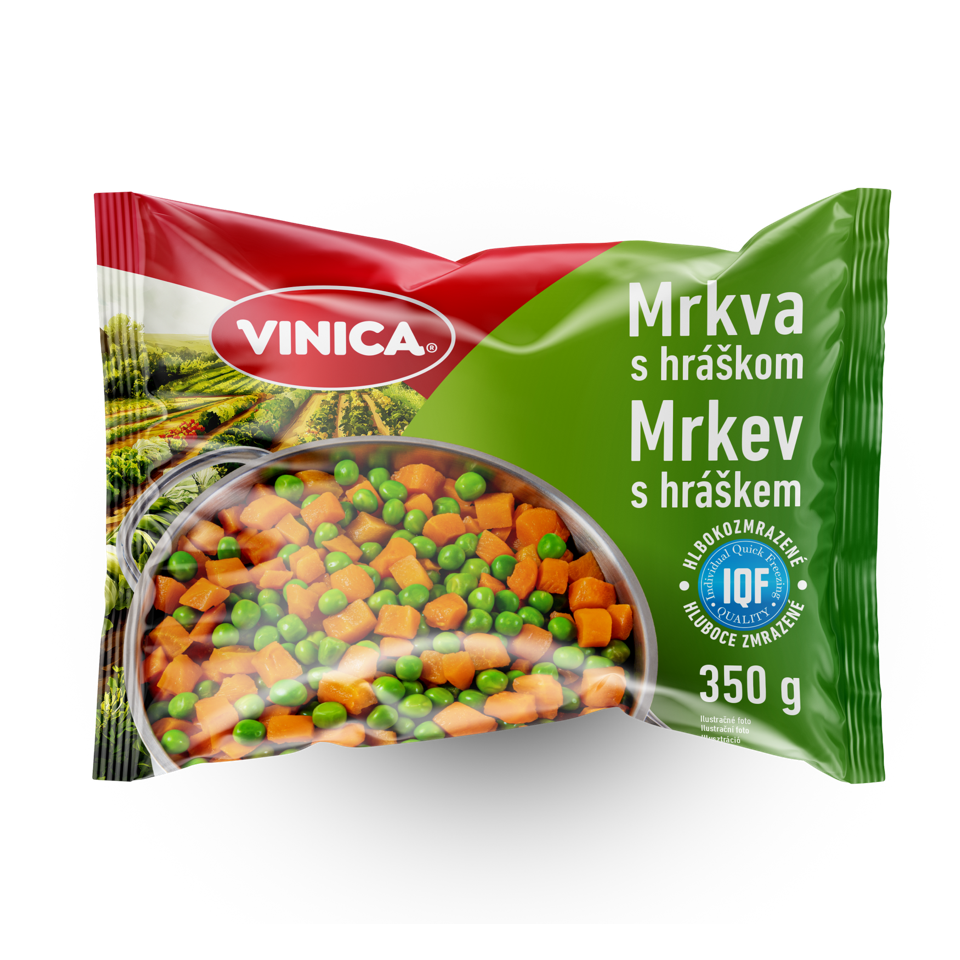 VINICA Karotka s hráškom mraz. 350 g