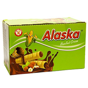 Alaska kukuričné trubičky s orieškovým krémom 48 x 18 g