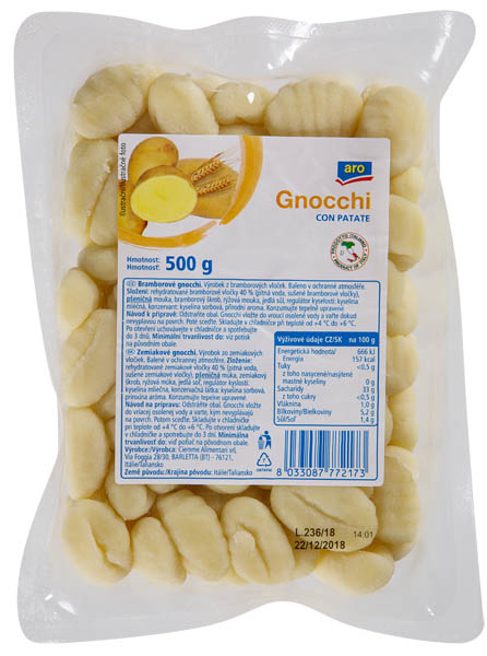 aro Gnocchi con patate 40 % chlad. 500 g