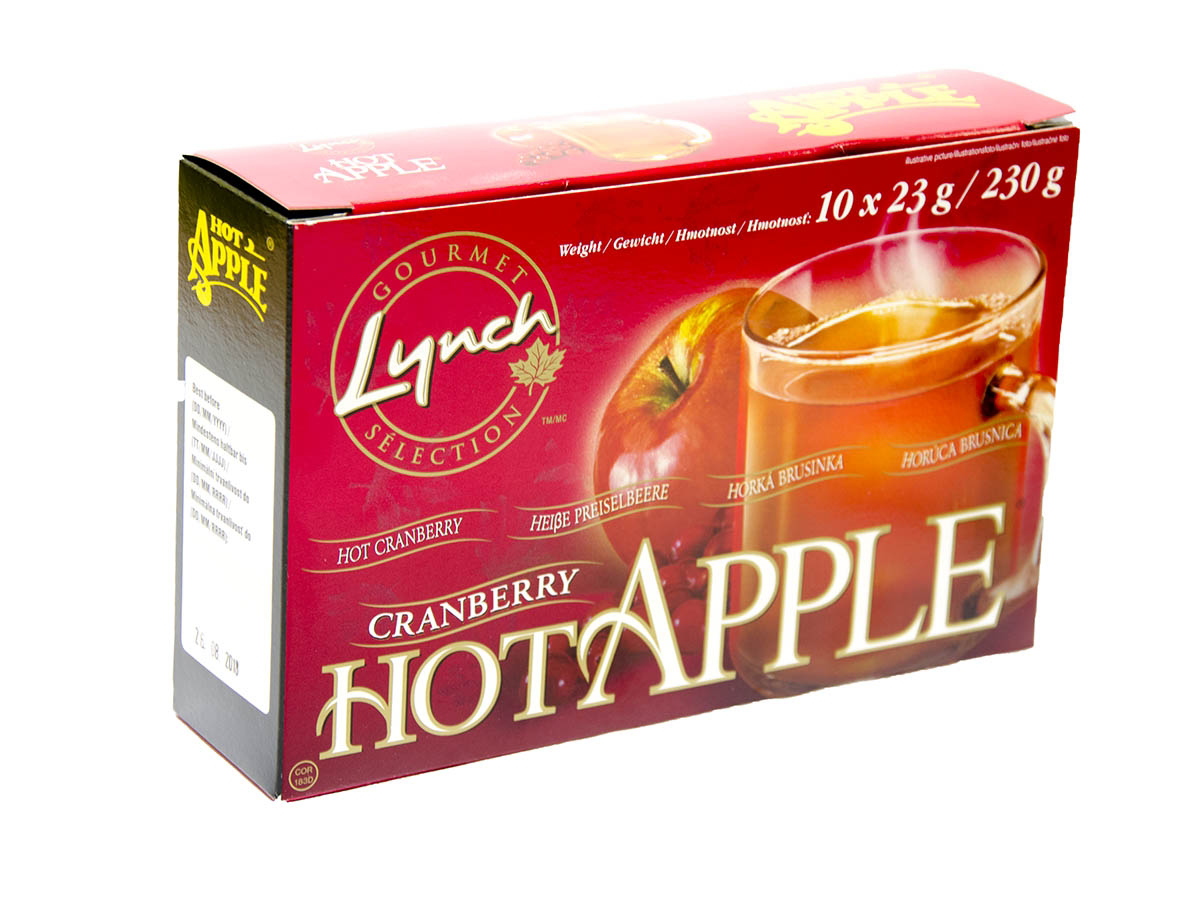 HOT APPLE - horúca brusnica instantný nápoj 10 x 23 g