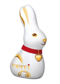 MERCI Zajac veľkonočný čokoládový 120 g