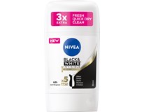 Nivea Black & White Silky Smooth tuhý antiperspirant 1x50 ml