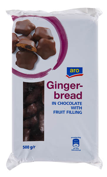 aro Plnené perníky v čokoláde 500 g