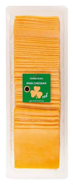 DUBLIN DAIRY Red Cheddar syr plátky chlad. 1 kg