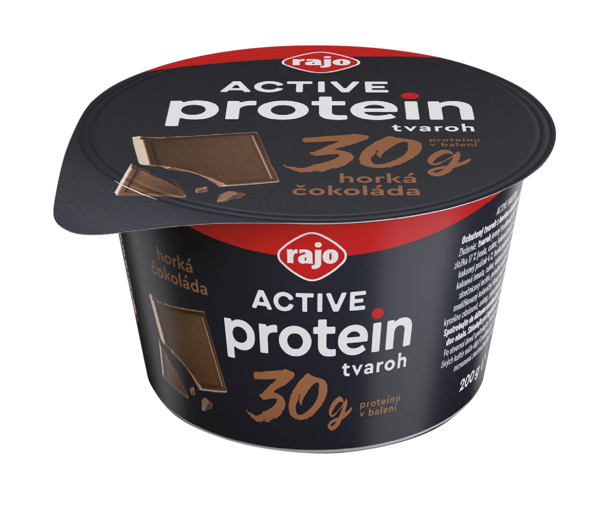 rajo ACTIVE protein Tvaroh horká čokoláda chlad. 200 g
