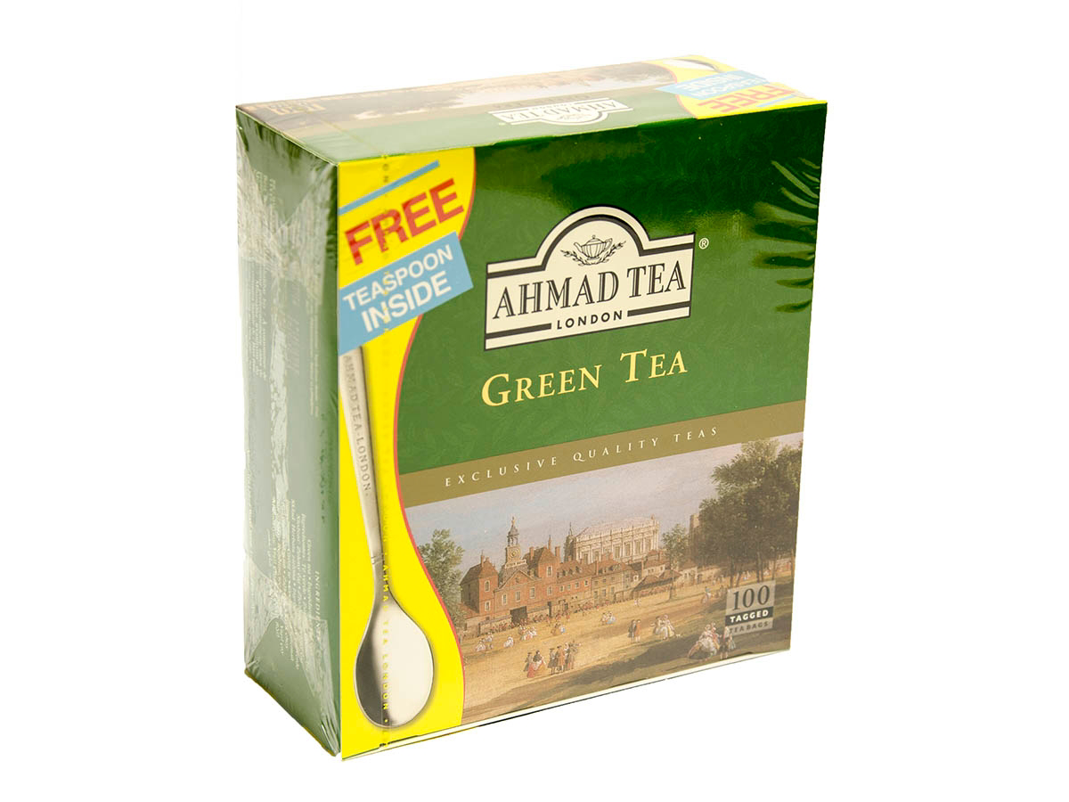 AHMAD Tea Green Tea zelený čaj 100 x 2 g
