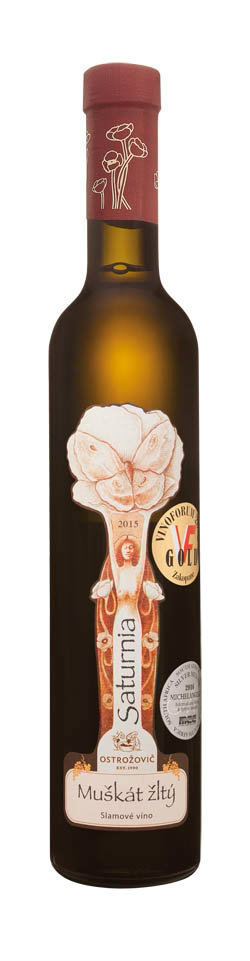 OSTROŽOVIČ Muškát žltý Saturnia slamové víno 375ml