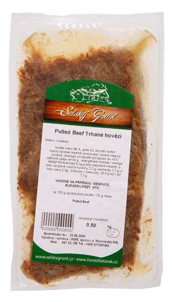 KMS Hovädzie trhané mäso chlad. 500 g