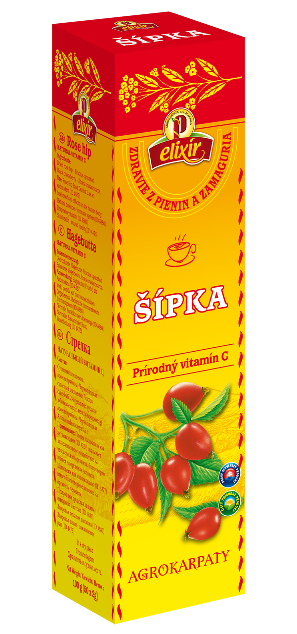 AGROKARPATY Šípka prírodný vitamín C čaj 100 g