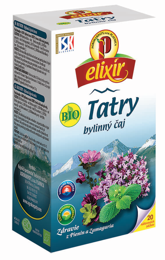 AGROKARPATY Tatry bylinný čaj BIO 30 g
