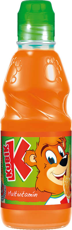 KUBÍK 100 % multivitamín 12 x 300 ml vratná PET fľaša