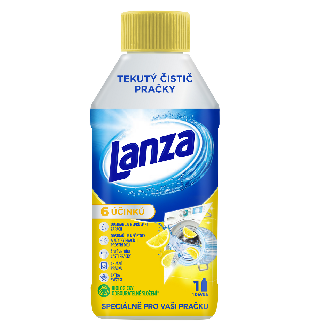 Lanza Lemon čistič práčky (1 dávka) 250 ml