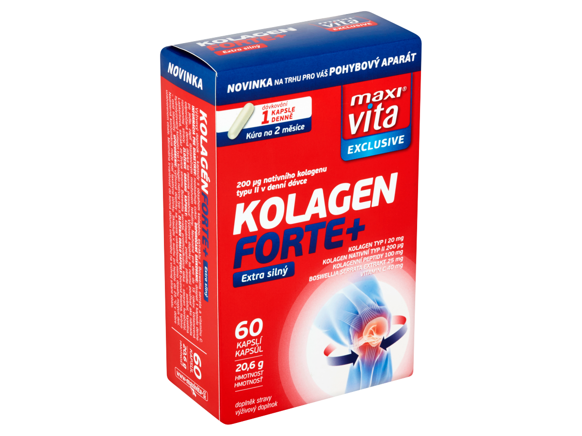 MaxiVita Exclusive Kolagen forte+ (60 kapsúl) 20,6 g