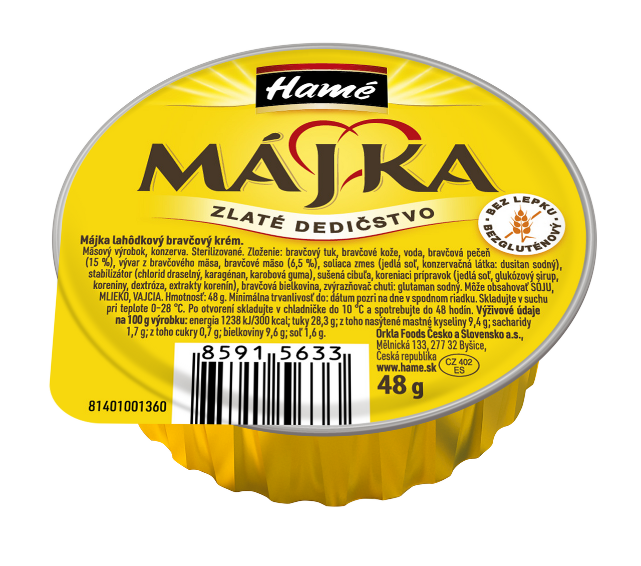 Hamé Paštéta Májka 24 x 48 g