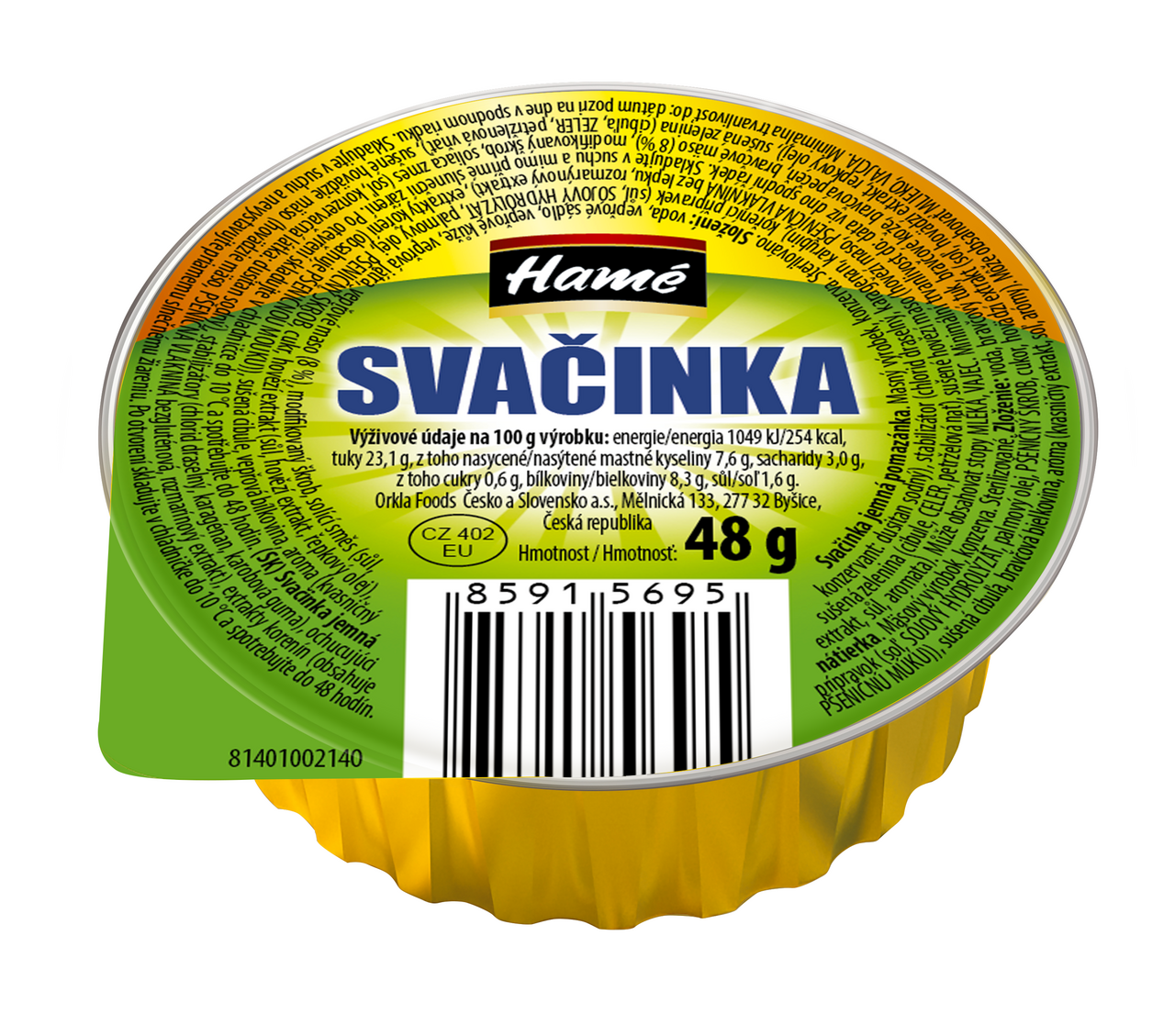 Hamé Svačinka paštéta 24 x 48 g