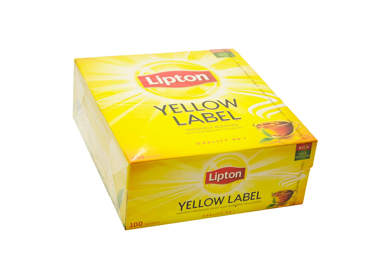 Lipton Yellow label čierny čaj 100 x 2 g