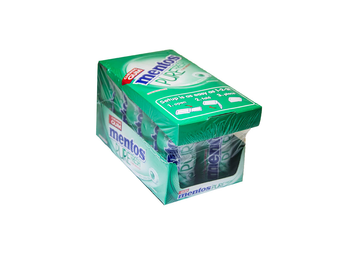 Mentos Žuvačky bubble spear 10 x 30 g