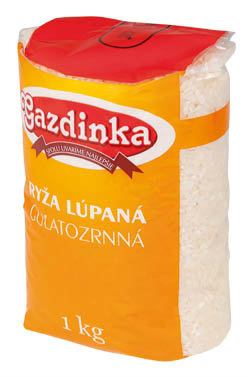 Gazdinka Ryža guľatozrnná 10 x 1 kg