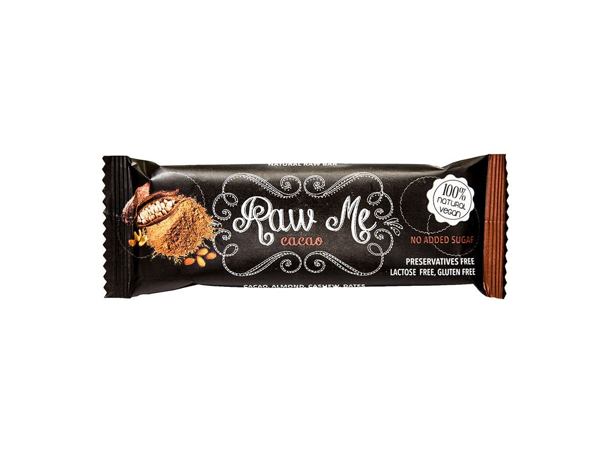 RAW ME Ovocná tyčinka kakao 45 g