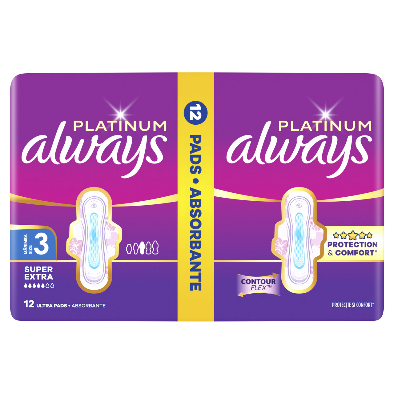 always platinum night dámske vložky 12 ks