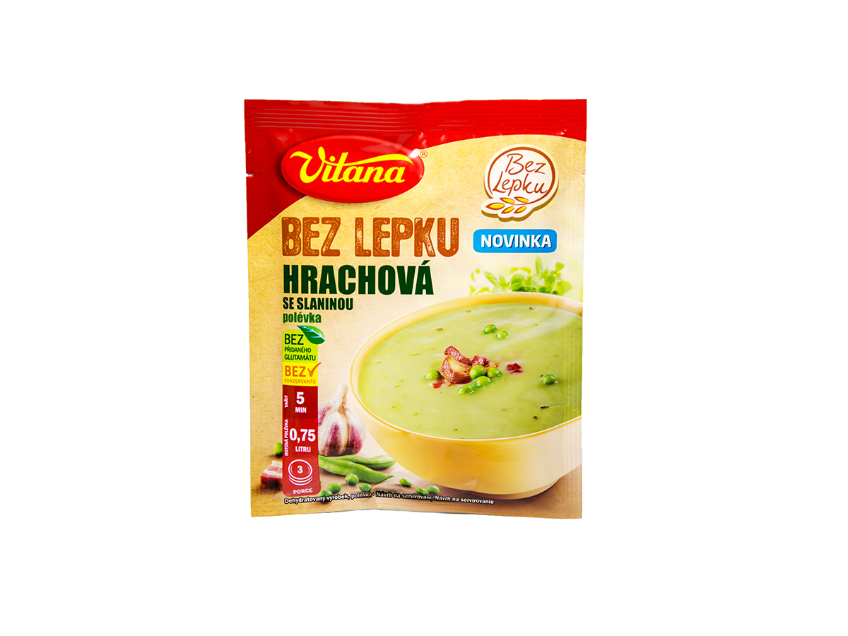 VITANA Hrachová polievka bez lepku 74 g